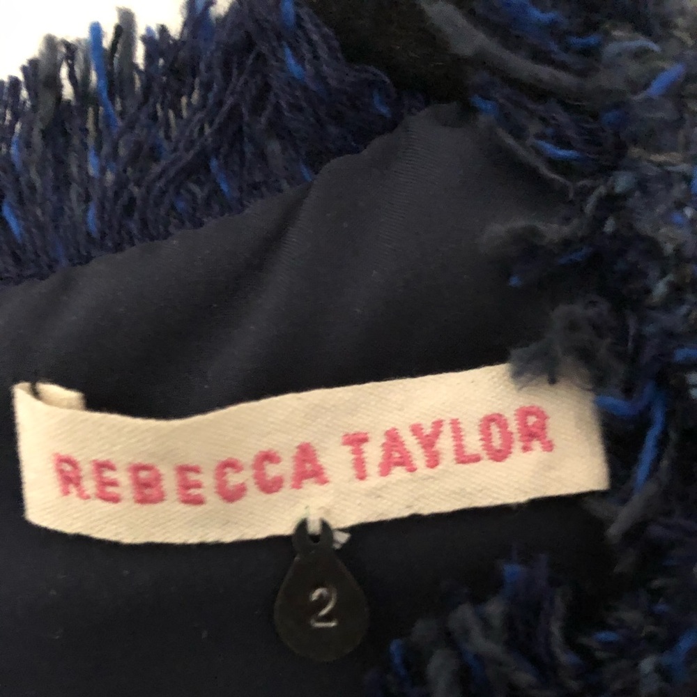 Rebecca Taylor Tweed Peplum Top - Picture 5 of 7